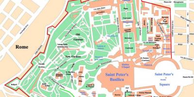 Cidade do vaticano mapa político