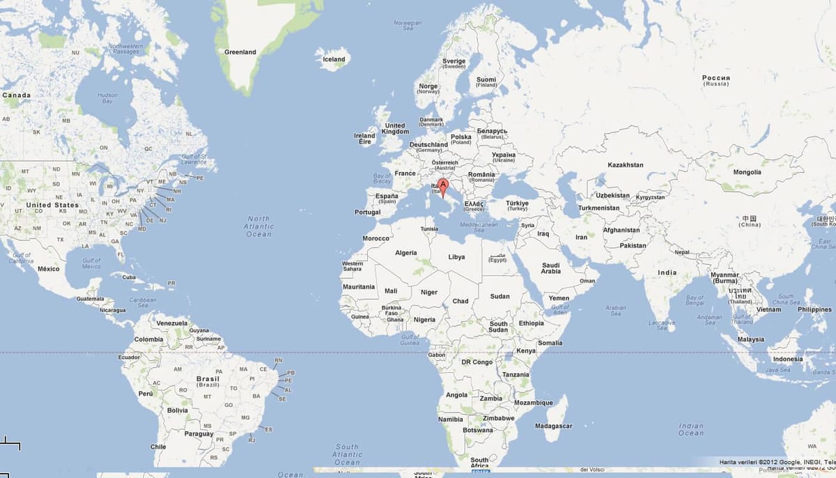 Mapa da cidade do Vaticano localização